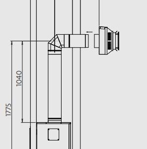 RinnaiSymmetryRDV3611 Flue Kit - Options