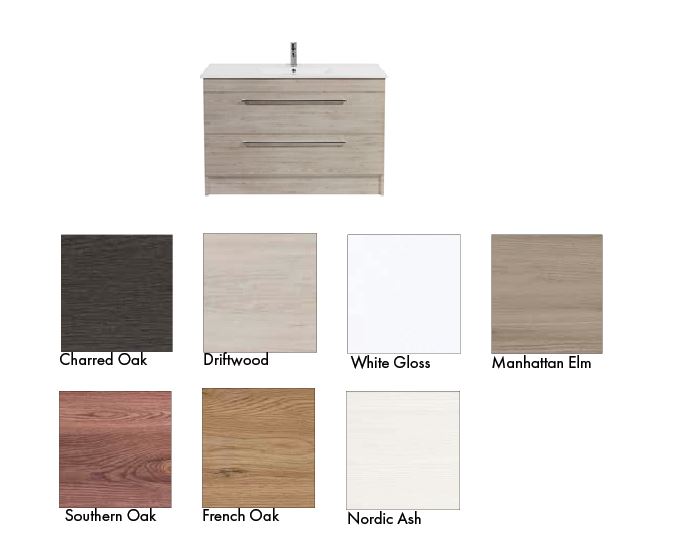 Raymor Boston Vanity 900mm Floor Standing