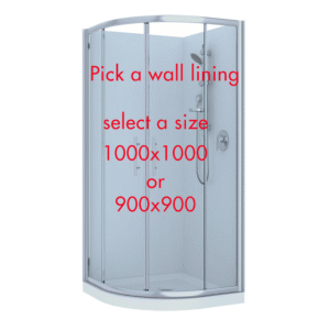 Raymor Brighton Curved Shower 1000x1000 - Image 1