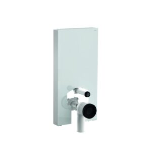 Axent Back To Wall Cistern White Glass - Image 1
