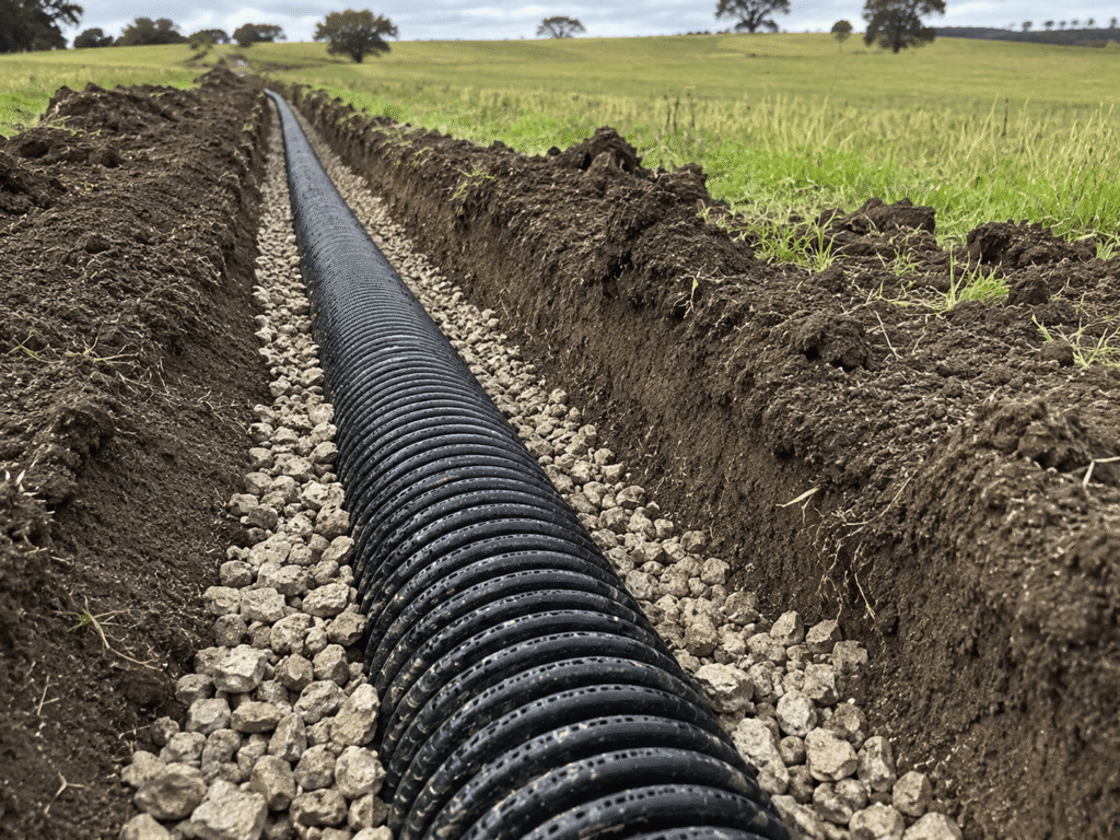 Rural drainage services we offer: